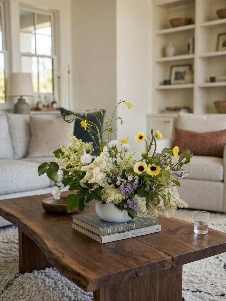 Floral arrangement with lilac and phlox for home