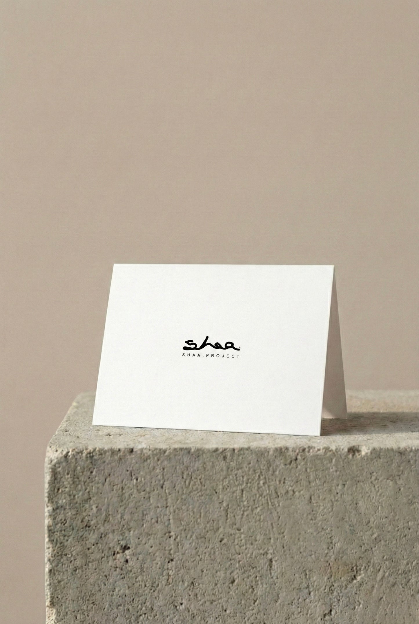 Handwritten message card added to floral arrangement