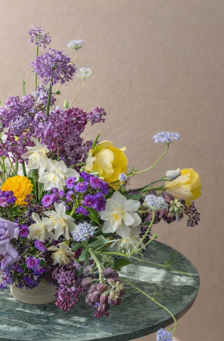 Colorful and modern flower arrangement in Denver for Mother's Day 