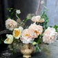 Shaa.Project medium flower arrangement subscription featuring a variety of colorful blooms in a stylish vase.