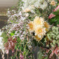 Bouquet of wild flowers: mums, Queen Anne's lace, jasmine 
