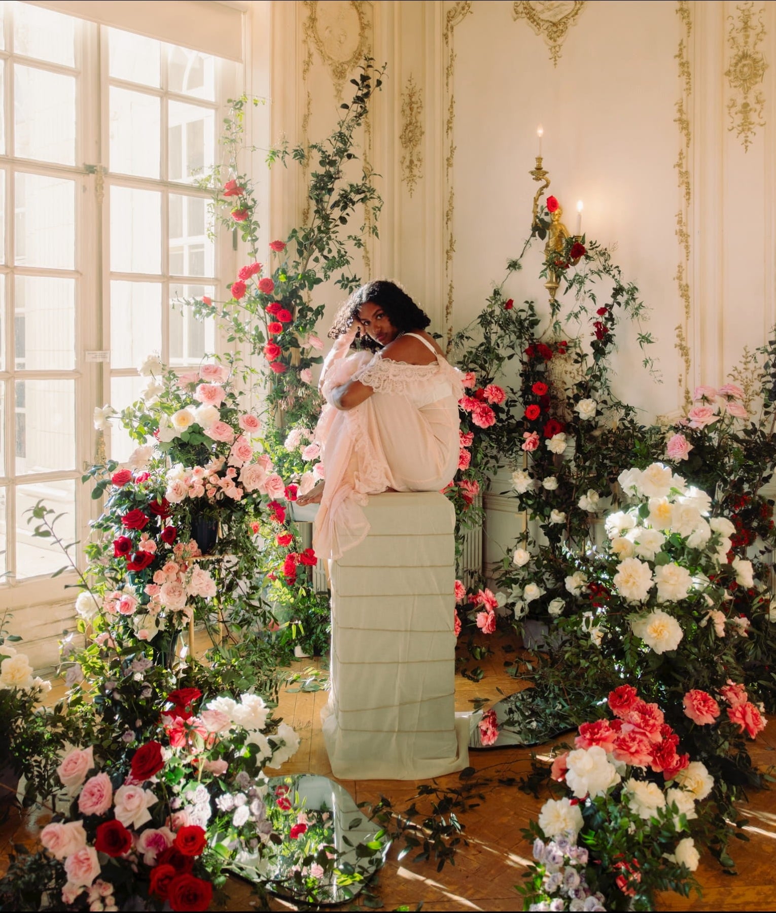 site-specific floral installation artwork by Shaa.Project Denver florist
