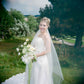 garden style bridal bouquet with veggie roses and amaranthus by Colorado floral studio 