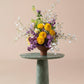 purple Lilac, yellow moms, special white orchids for Denver flower deliver on Mother's Day  