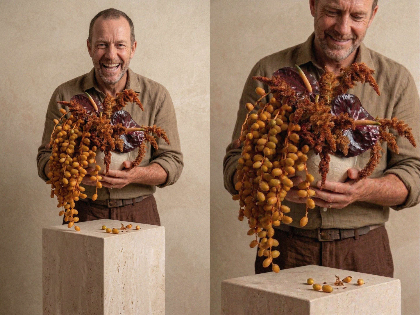 Flower arrangement for a man