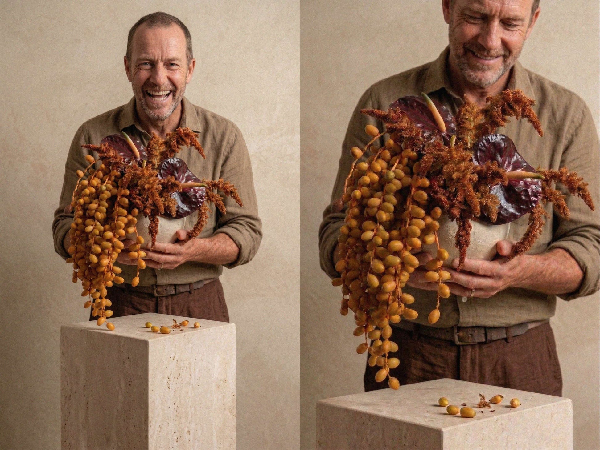 Flower arrangement for a man